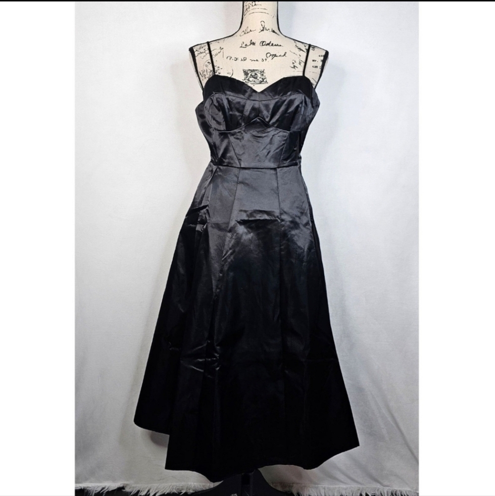 Lulus black A line formal dress sz L NWT - Picture 2 of 9